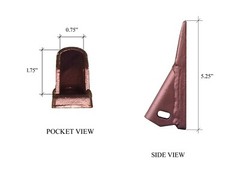 4 – Gannon Scraper Box Shanks with Scarifier Teeth – H920 & 8075
