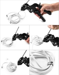 Cable Tie Gun, Stainless Steel Zip Tie Tightener Wrap Tool, Self-locking Meta…
