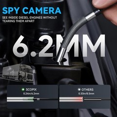 99NEW SCOPIX 4-Way 360° PRO Articulating Borescope Endoscope Inspection Camera