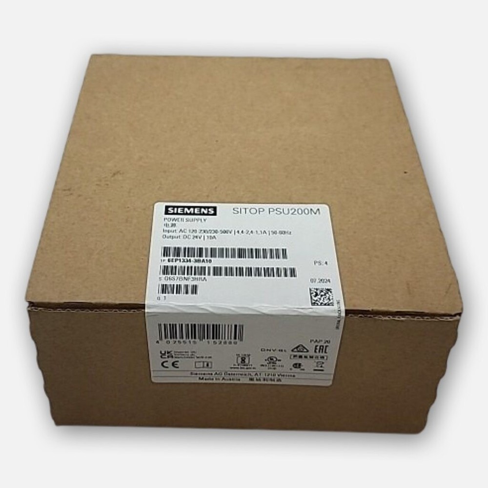 NEW SEALED SIEMENS 6EP1334-3BA10 POWER SUPPLY 24V 10A SITOP PSU200M