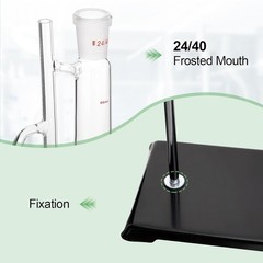 60ml 24/40 Oil Water Receiver Separator Essential oil distillation kit w/ Stand
