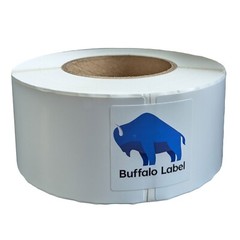 2.5″ x 6″ x 430 Labels, White Gloss BOPP Roll Inkjet Labels, 3″ Core, Blank
