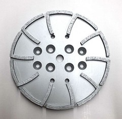 10” Pro Concrete Grinding Head Disc Plate for Edco Floor Grinder-20 Segs PREMIUM