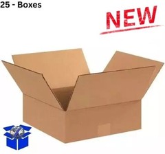 12″ x 12″ x 4″ Corrugated Shipping Boxes – 25 Boxes