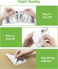 Nelko Genuine Direct Thermal Shipping Label 220 Labels/1 Roll, 4X6
