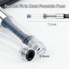 5Pcs Fountain Pen Ink Converter Universal Cartridges for Pens International