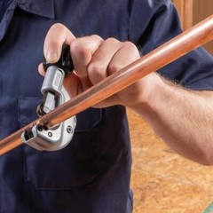 Tubing Cutter 1/8 in. to 1-1/8 in Constant Swing Copper Pipe and Stainless Steel