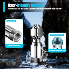 360�� Rotating Tank Washing Spray Nozzle Cleaning Nozzle 3/4 Internal Thread
