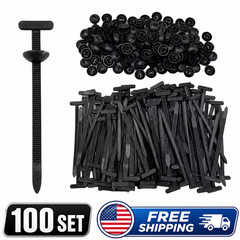 Nylon Universal Cable Tie Buckle Heavy Duty Self-Locking Free Ship 100pcs