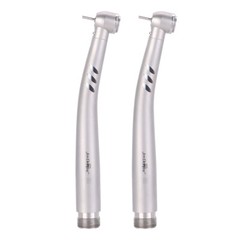 Dental LED E-generator Fiber Optic High Speed Handpiece 2 4Hole/ Diamond Burs