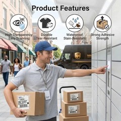 9527 Product 7.5″ x 5.5″ Clear Adhesive Top Loading Packing List/Shipping Lab…