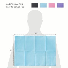 500pcs(4 Bags) 13″x18″ Blue Disposable Dental Bibs,Waterproof Resistant Napkin