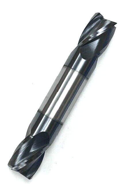 1/2″ CARBIDE END MILL 4 FLUTE DOUBLE END CENTER CUTTING STUB TIALN HTC 200-4500