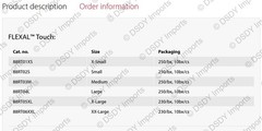 2500 LARGE HALYARD Nitrile STERLING SG Exam gloves (1xCASE) powder & latex free