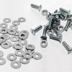 25 Pcs 1/4 Inch Stainless Steel Flat Washers Screws 304 Corrosion Resistant New