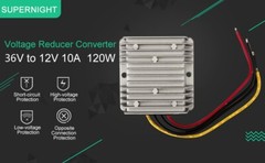 Golf Cart Converter DC 36V to DC 12V 10A 120W Step Down Regulator Reducer IP68