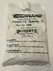 BERNARD 7490 Contact Tip Size .045″ (1.2mm) – 10PCS – NEW