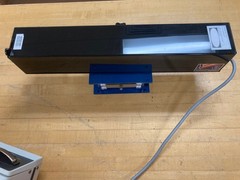 Vintage SLC 5 mW HeNe laser in acrylic case. Art deco design. :) TEM 00 Beam!