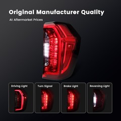 Led Tail Light Compatible with 2021 2022 2023 2024 GMC Yukon Denali SLE SLT A…