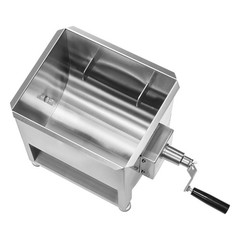 Commercial Manual Meat Mixer 30LB Meat Sausage Hand Mixing Machine Stainless