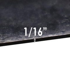 Nitrile Commercial Grade Rubber Sheet Black 60A 0.062 In. X 36 In. X 72 In.