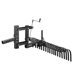 VEVOR 42 in 3-Point Tow Behind Landscape Rake with Blade Fit Category 1 Tractor