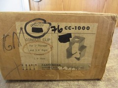 Spring Steel Fasteners Inc. Conduit Clip CC-1000 1″ Thinwall *Box of 76*