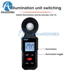 Digital Illuminance Meter Lumen Brightness Tester High Precision Photometer