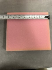 6 – Anti-Static Foam 8.5″ x 7.5″ x 3/4″ Pink shipping foam