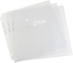 We R Post Bound Photo Sleeves 12″X12″ 10/Pkg-Six 4″X6″ Pockets