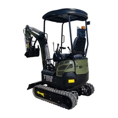 Free Ship TYPHON TERROR XVIII 4000lb Mini Excavator Kubota D902 w 13 Attachment