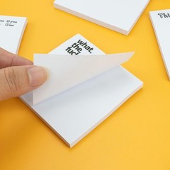Funny Sticky Note for Work Adults normal, White
