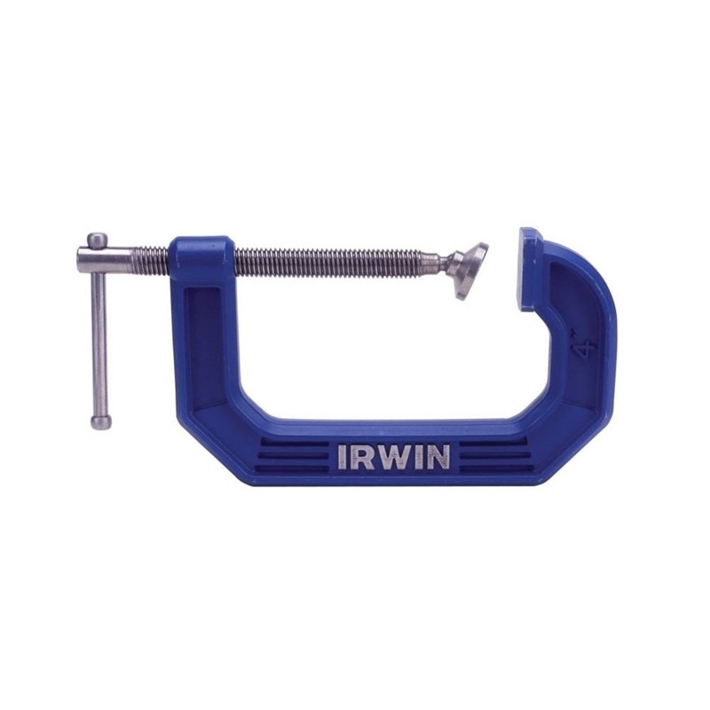 Irwin Quick-Grip 1-1/2 in. C X 1-1/2 in. D Adjustable C-Clamp 900 lb 1 pc