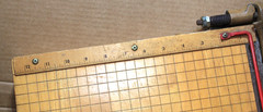 Vintage INGENTO Paper Cutter 1132 – 12″ Wood Table Guillotine Hand Cutter Tested
