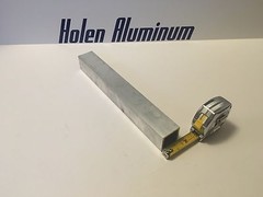 1-1/2″ X 1-1/2″ X 1/4″ Wall X 6” Long Aluminum Square Tube