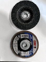 CGW ABRASIVES Flap Disc: 4-1/2″ Dia, 36 Grit, Zirconia Alumina, Type 29 QTY 10
