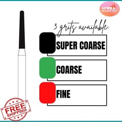 Spark Dental FG Round End Taper Burs Green 856-016 (10pk)