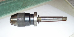 Albrecht Keyless Drill Chuck 0- 1/4″ CHUCK SHANK MT 1 MORSE SHANK, GERMANY
