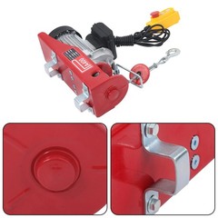 PA400 880lbs Mini Electric Hoist 328ft/100m Wireless Remote Control 110V 980W
