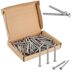 50 Pcs Extra Long Outlet Screws 6#-32 X 1-1/2 Inches for Wall Plates