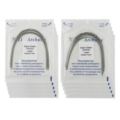 100pcs Dental Orthodontic Arch Wires Niti Rectangular Round Arcos de Ortodoncia
