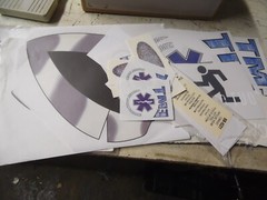 Lot of Heat Press Machine Transfers – EMT Tuxedo Wanted 73 Total Transfers