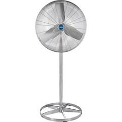 30″ Washdown Rated Stainless Steel Pedestal Fan 9600 CFM 1/3 HP