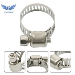 150 Pack 1/2″-3/4″ Stainless Adjustable Drive Hose Clamp Fuel Line Clip