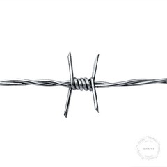 Real Barbed Wire 50ft 18 Gauge – Great for Crafts, Fences, and Critter Deterrent