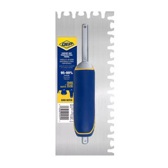 11 In. X 4-1⁄2 In. Stainless Steel Blade Large Format Tile, Euro Notched Floorin