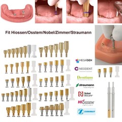 Dental Zest Locator Overdenture Attachment System Compatible Multiple Implant