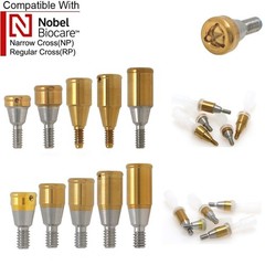 US Dental Locator/Healing Cap Abutment NP/RP Fits Nobel Biocare Active Platform
