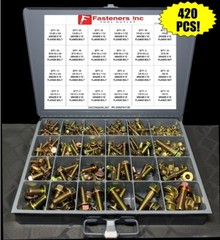 3/4-10 Grade 8 Flange Frame Bolt Yellow Zinc Plated (All Sizes & Qty’s) 3/4″