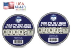 2 Rolls Aluminum Foil Tape 2″ x 150ft Adhesive HVAC Sealing Air Duct Patching